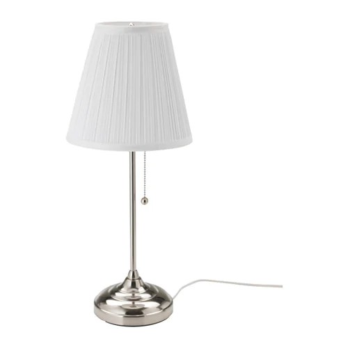 Đèn bàn trang trí phòng ngủ ÅRSTID IKEA - Bạc