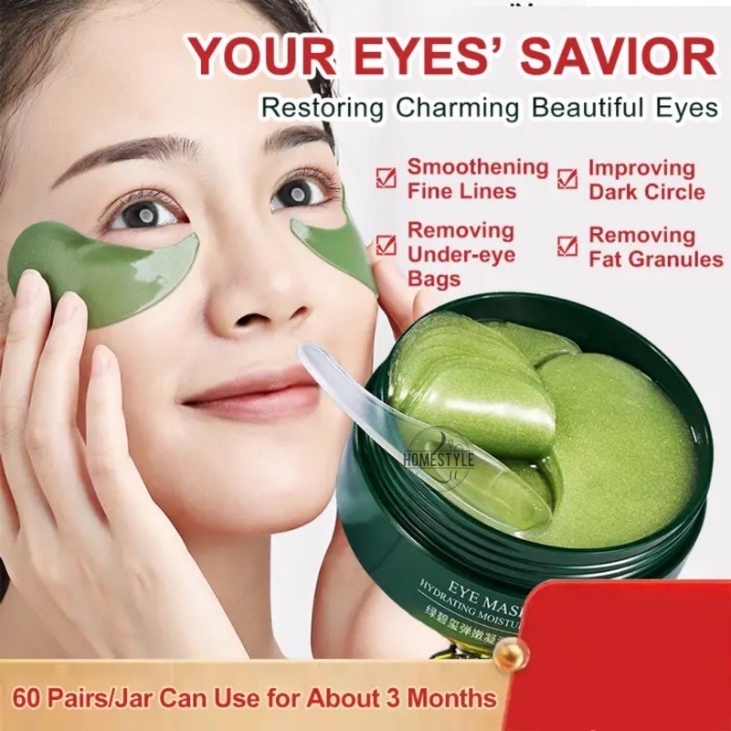 Hộp 60 miếng mặt nạ mắt dưỡng ẩm giảm quầng thâm Bioaqua