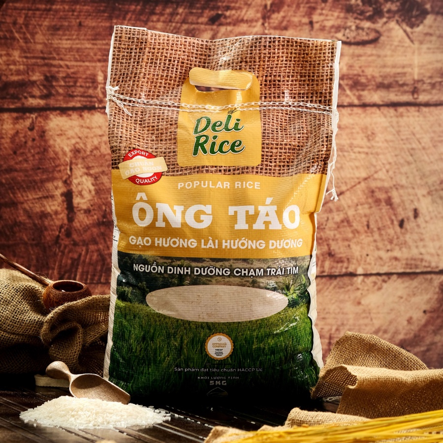 Gạo Hương Lài Hướng Dương Ông Táo DeliRice 10kg