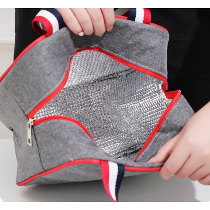 Túi đựng cơm văn phòng tiện dụng thời trang, túi đựng đồ đa năng, có lớp giữ nhiệt