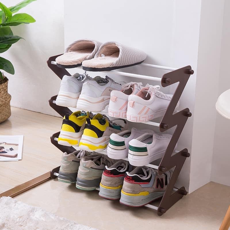 kệ 4 tầng đa năng gấp gọn ziczac