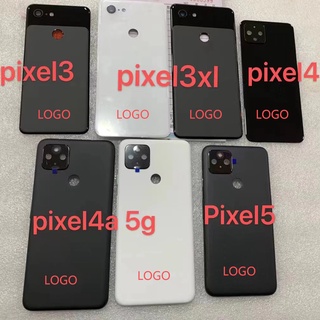 Dành cho google pixel 3 4 xl 5 3xl 4xl 4a 5g 2 vỏ pin cửa sau nhà ở phía sau ốp điện thoại thay thế phần