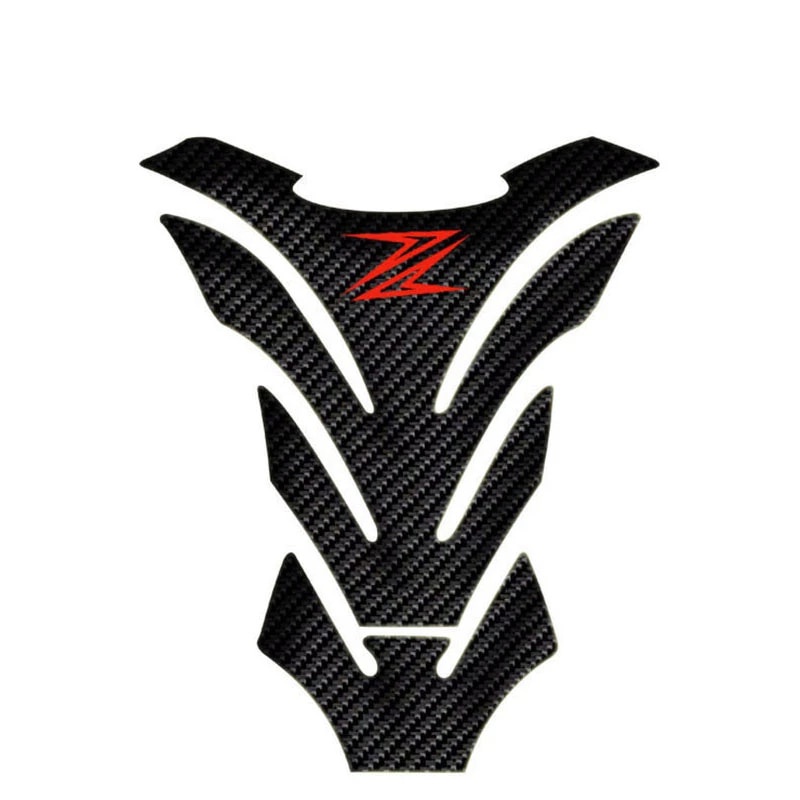 Miếng Dán Sợi Carbon Bảo Vệ Bình Nhiên Liệu Xe Mô Tô Kawasaki Z650 Z750 Z800 Z900 Z1000 Z900RS Z300