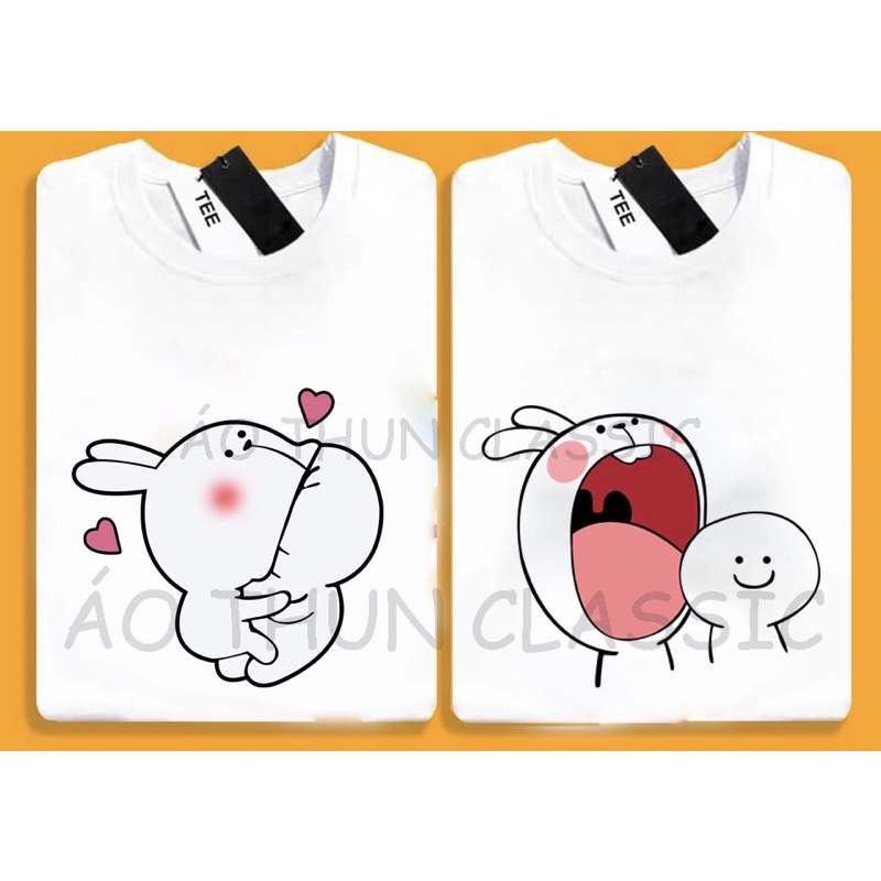 áo thun thỏ cute đôi đẹp.áo thun đôi đẹp.