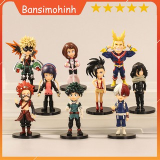 Combo 9 Mô Hình Nhân Vật Học Viện Siêu Anh Hùng - My Hero Academia