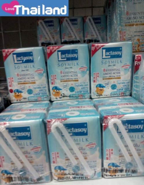 Sữa đậu nành lactasoy 125ml thái lan lốc 6 hộp