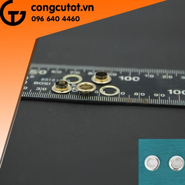 Khoen ore vàng 6mm túi 100 cặp