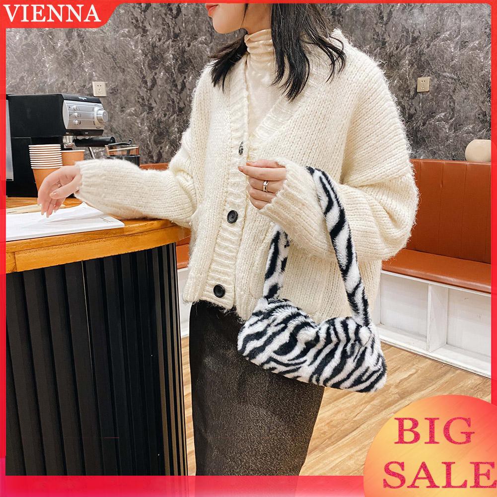 Túi đeo vai họa tiết da động vật cho nữ