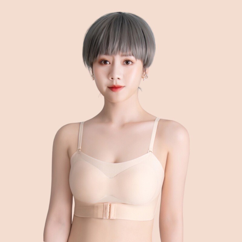 Áo Ngực Nữ Su Đúc Cài Trước Chống Tụt Đệm Mút Mỏng Mát Lạnh Nâng Ngực Cực Đẹp Hieu Store24h - 333