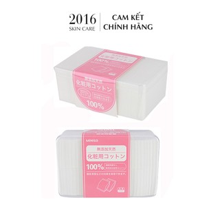 Bông tẩy trang Miniso hộp 1000 miếng - 2016 Skincare
