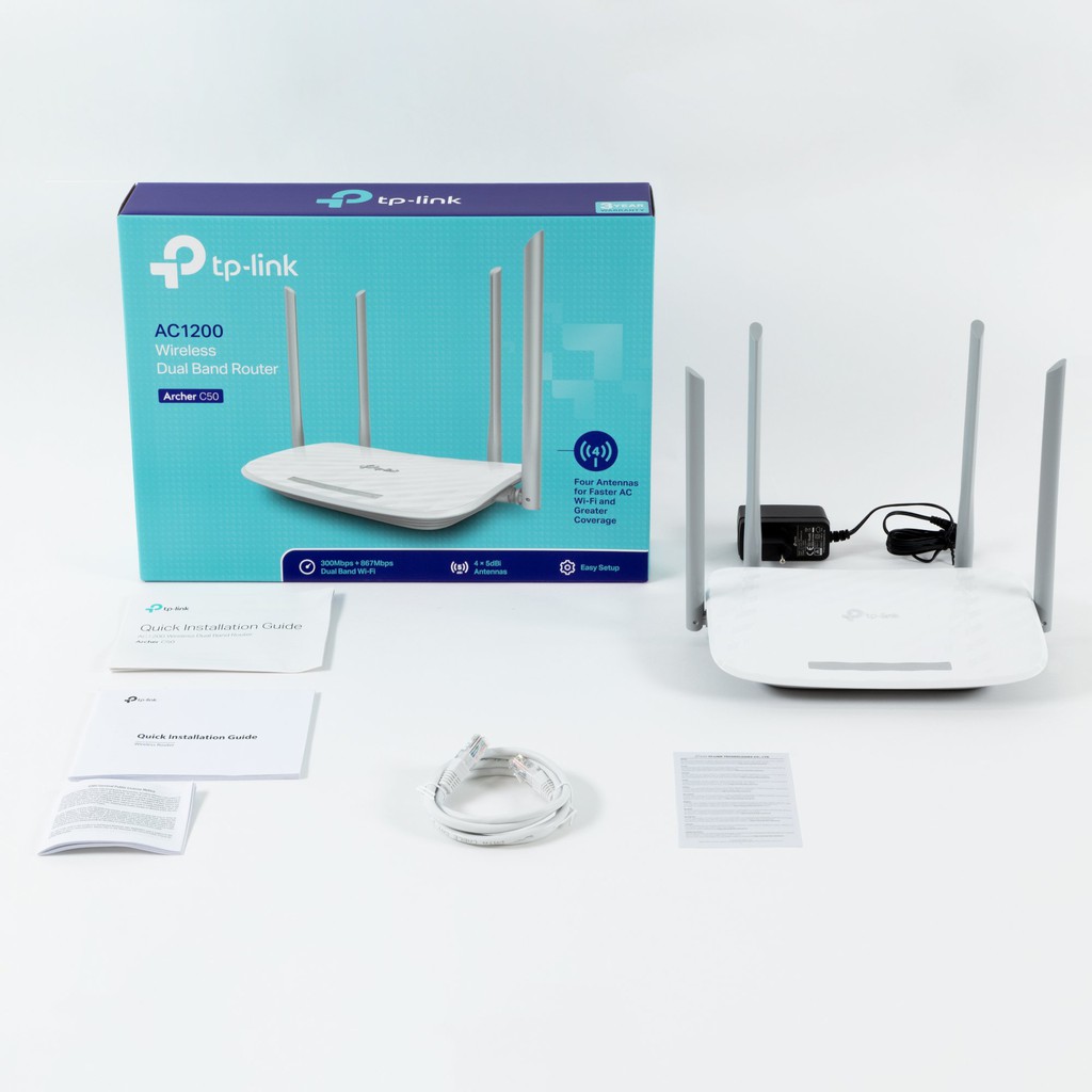 Bộ phát Wifi băng tầng kép Tplink Archer C50 - Hàng Chính Hãng | BigBuy360 - bigbuy360.vn