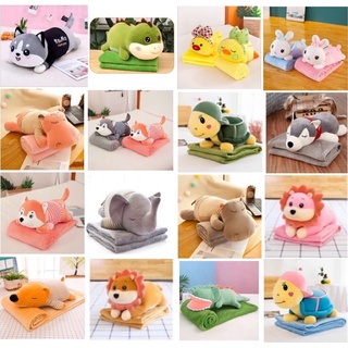 Gấu bông mền gối chăn 3 in 1 cao cấp giá sỉ