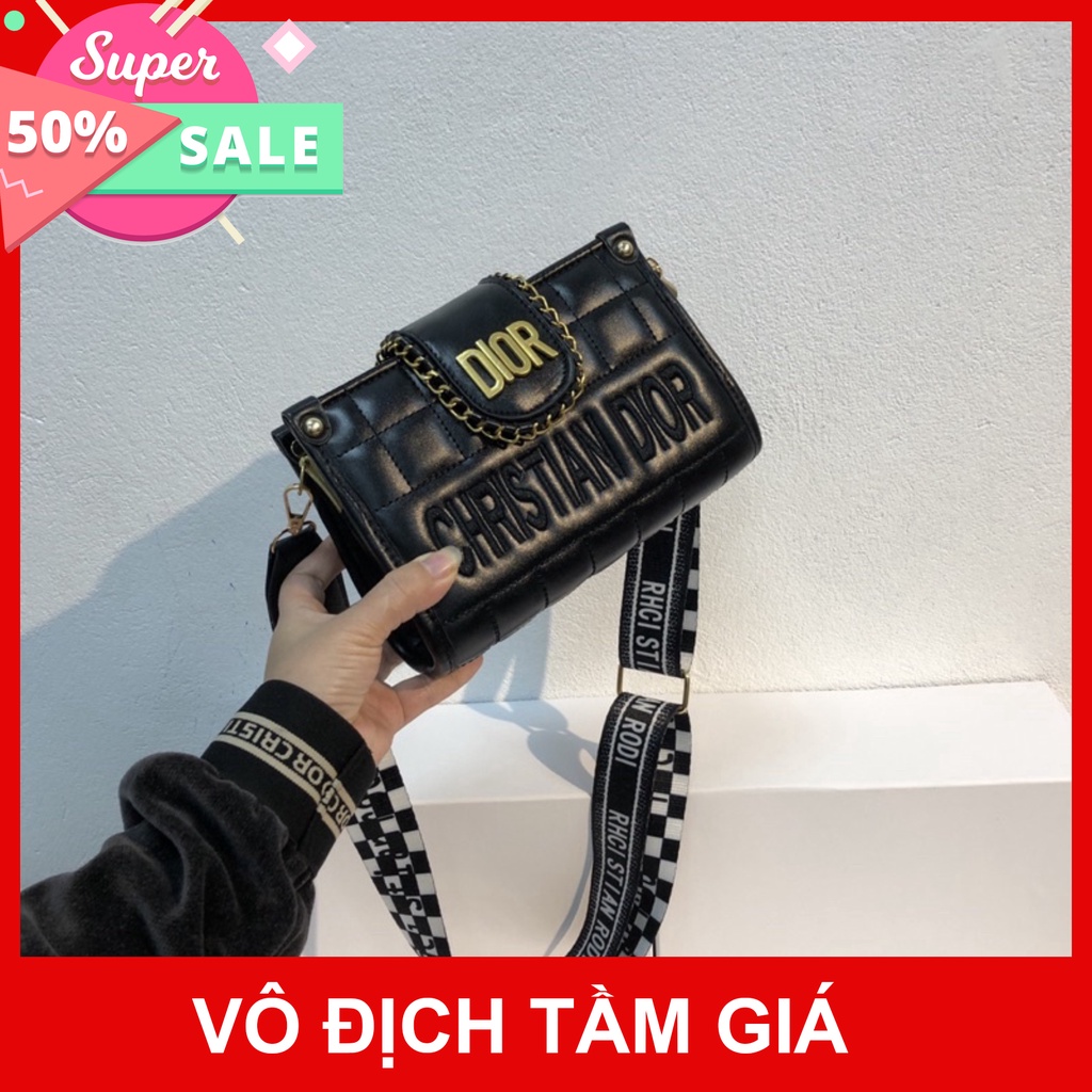 ` Túi xách nữ đeo chéo dây bản to  phong cách vintage hót 2022 VG652