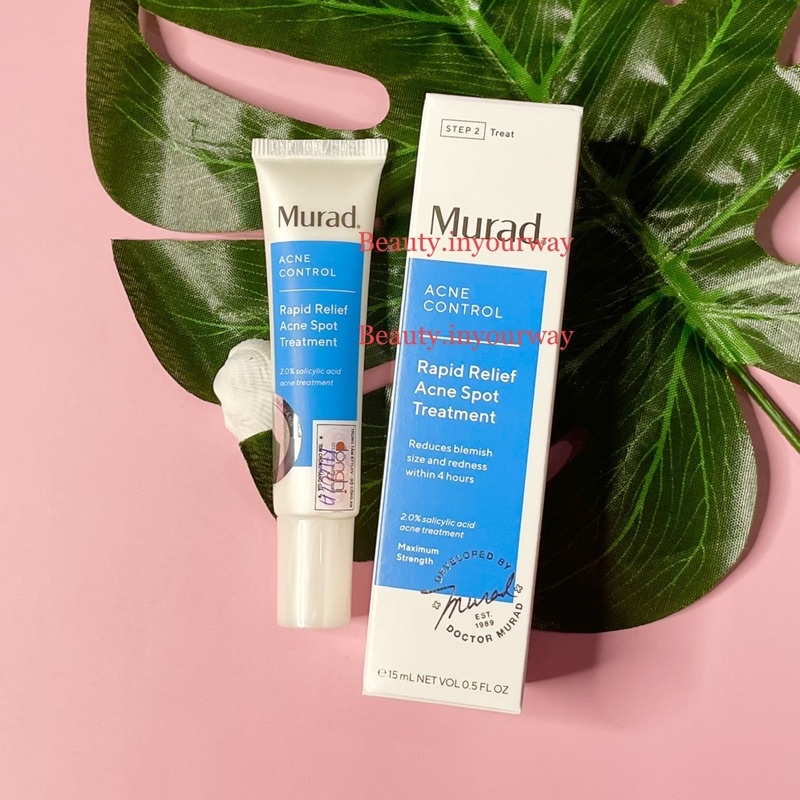 Gel xử lý mụn nhanh và hiệu quả tức thì trong 4h Murad Rapid Relief Acne Spot Treatment