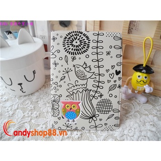 Ví bọc hộ chiếu passport cover cú mèo loại dày bền tốt có ngăn để thẻ vé máy bay