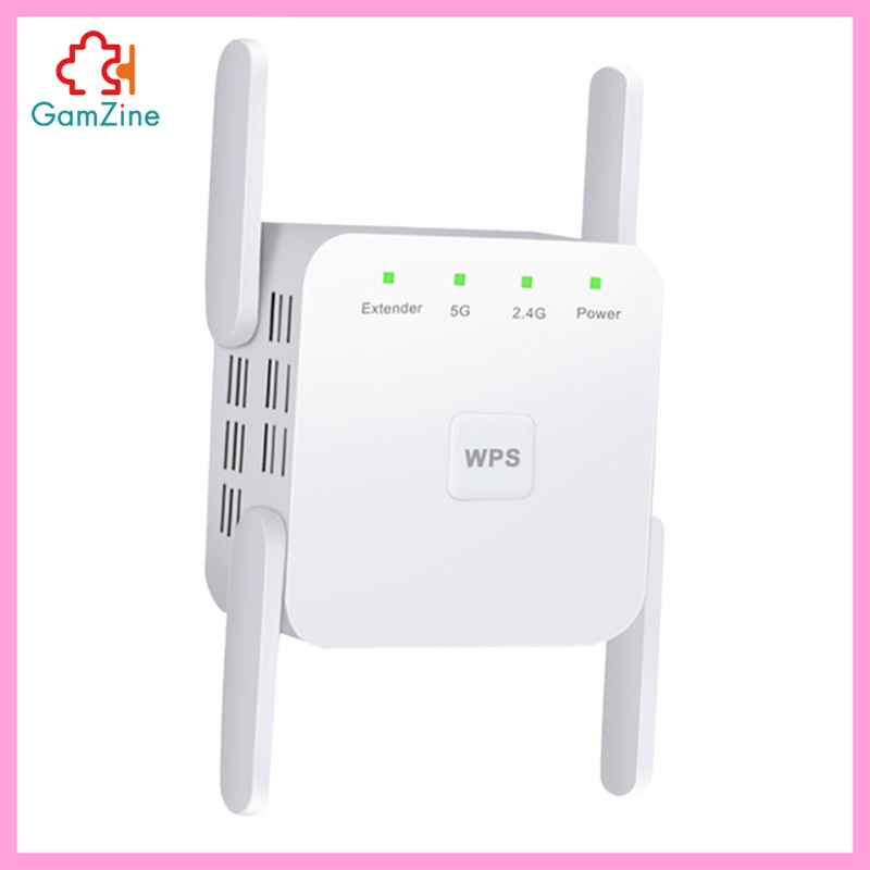 Bộ Lặp Sóng Wifi Không Dây 1200mbps 2.4g 5g 4 Ăng Ten Uk-Plug | BigBuy360 - bigbuy360.vn