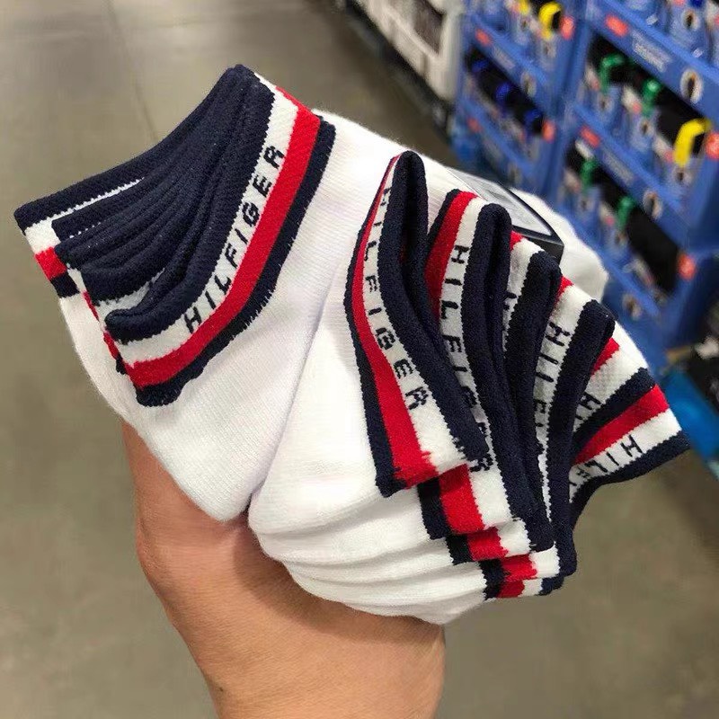 Tất Vớ Cotton cổ ngắn họa tiết hiện đại, năng động, phong cách Châu Âu, hàng taobao có sẵn