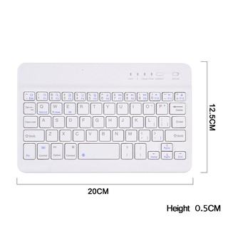 Bàn Phím Bluetooth Không Dây 7Inch Siêu Mỏng