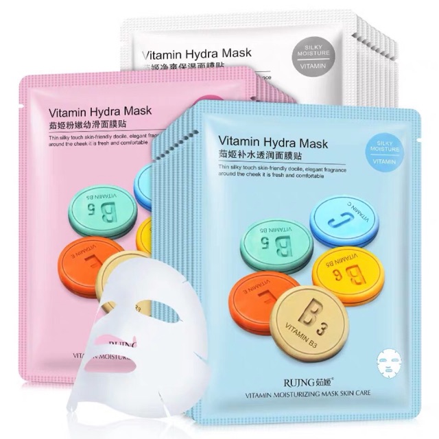 10 chiếc Mặt nạ dưỡng da Vitamin Hydra Mask