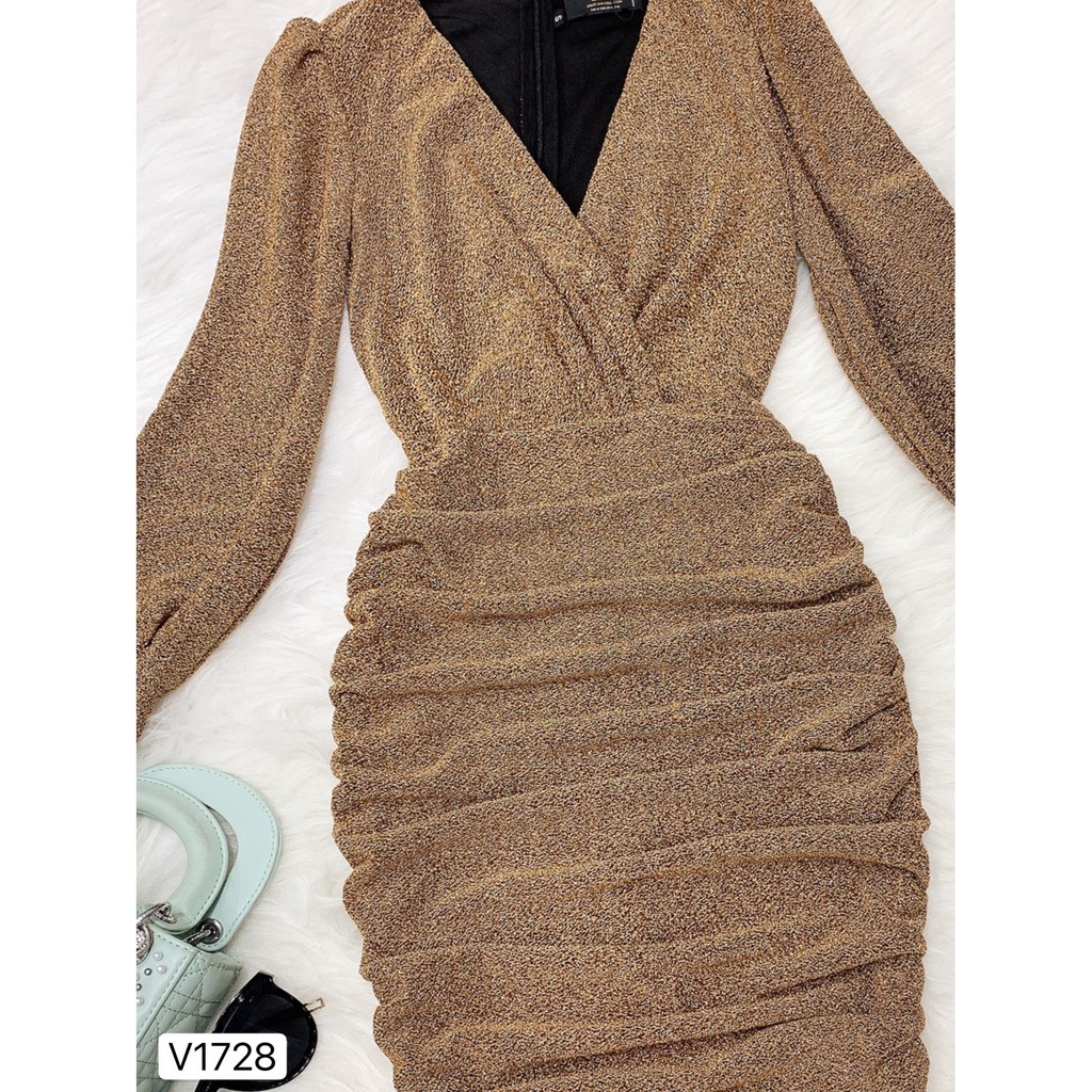 Váy body nhũ thiết kế V1728 - DVC Dolce Viva Colection Authentic ( Ảnh mẫu và ảnh trải sàn do shop tự chụp ) | BigBuy360 - bigbuy360.vn