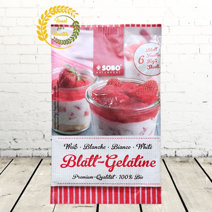 Gelatin hữu cơ dạng hạt Sobo