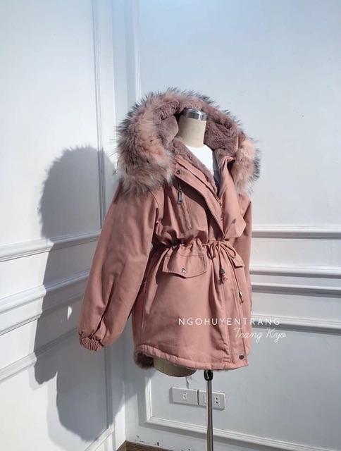 Áo panka đỏ hồng