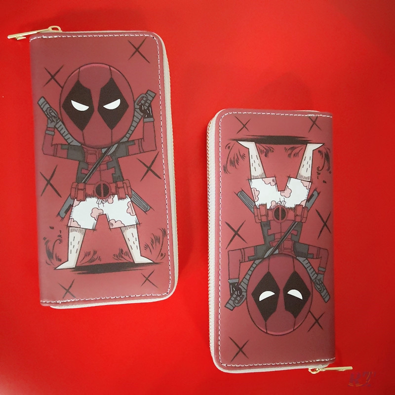 ✨ Ready Stock ✨ ❀ Marvel Ví ❀ Deadpool Wade Winston Wilson PU Wallet Purse Fashion Wallet