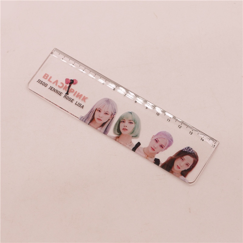 Thước Kẻ Thiết Kế Đơn Giản Hình Nhóm Nhạc BLACKPINK
