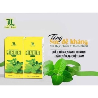 Dầu húng chanh minion trị ho tăng sức đề kháng