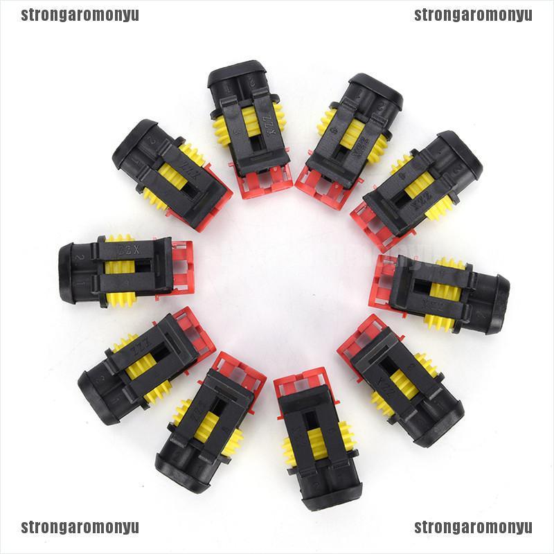 Bộ 10 Đầu Nối Dây Điện 2 Chấu Chống Thấm Nước