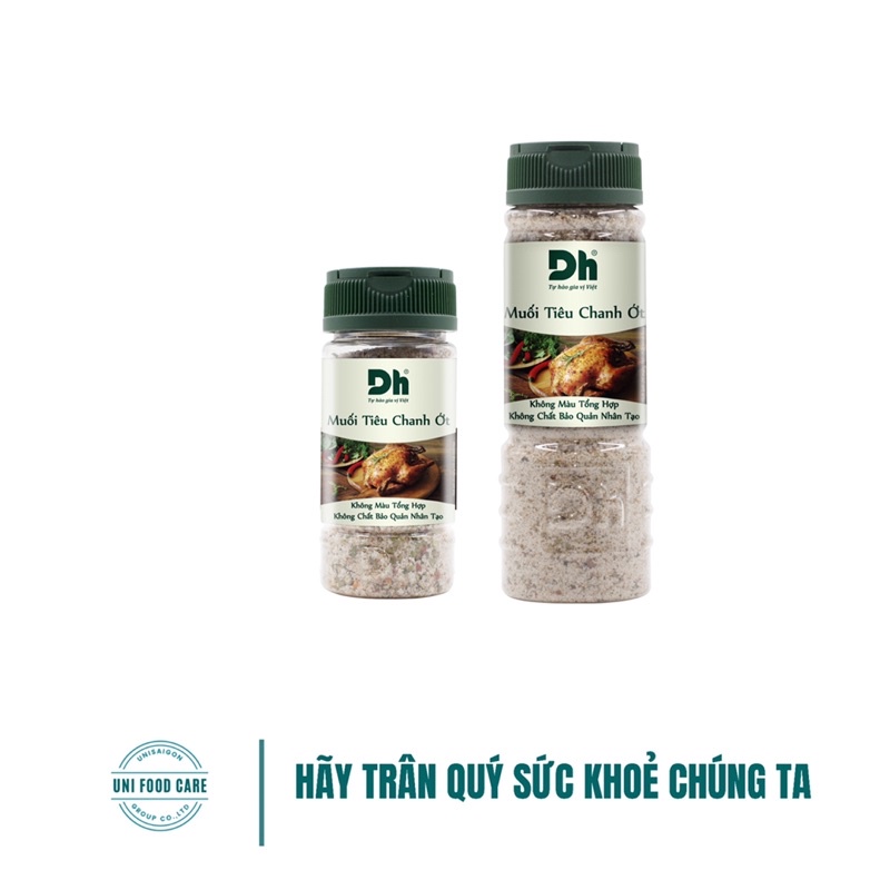 Hũ Muối Tiêu Chanh Ớt Tây Ninh - Thương hiệu DH Foods