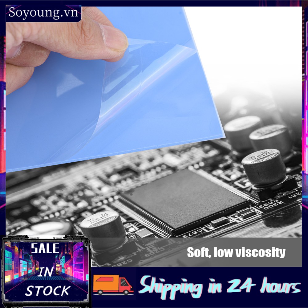 Miếng silicon tản nhiệt CPU chất lượng cao 100mm x 3MM