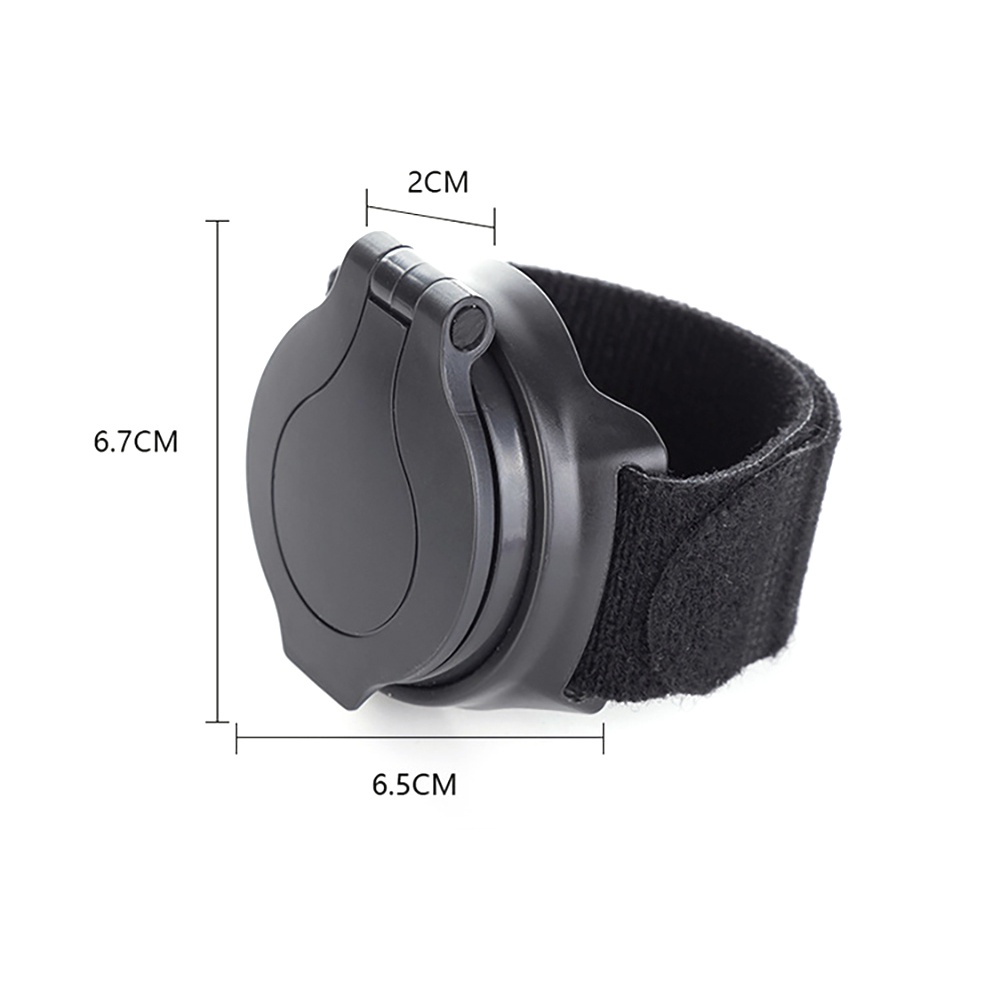 Gương Chiếu Hậu Đeo Cổ Tay/Gương Chiếu Hậu Phản Quang/Có Thể Điều Chỉnh 360 Độ° Phụ Kiện Quay Trong Suốt Chuyên Dụng Cho Xe Đạp MTB