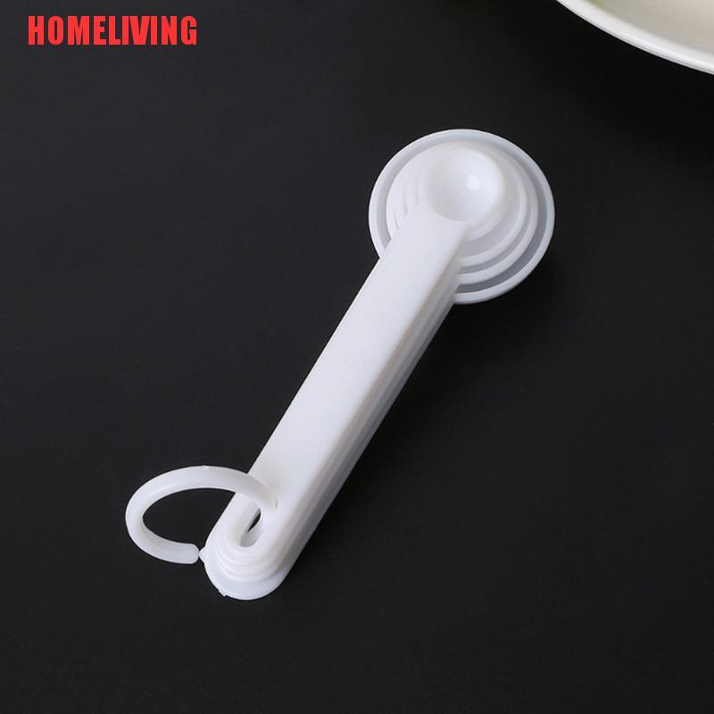 Set 5 Muỗng Đo Lường Bằng Nhựa Tiện Dụng Khi Làm Bánh