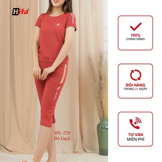 Bộ lửng nữ, Set bộ lửng mặc nhà chất cotton 100%. Đồ bộ HIFA Shop Hoàng Hiền MS:Z28