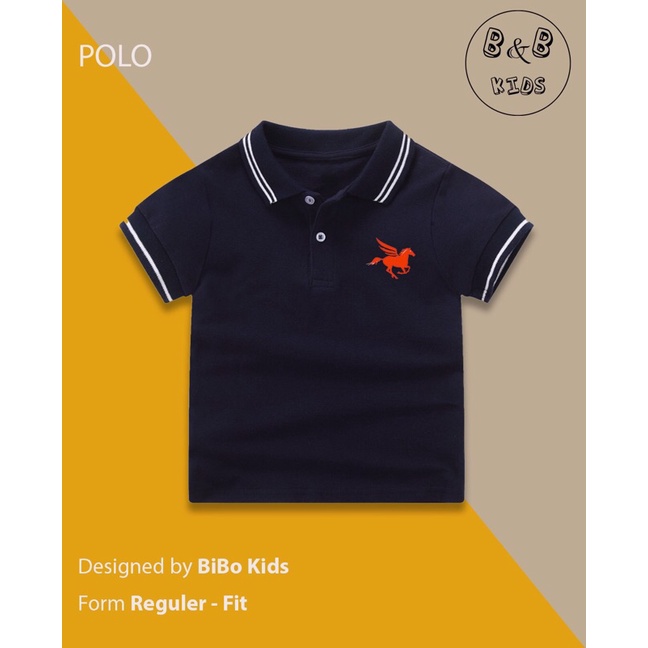 (bán sỉ) áo polo cổ bẻ hàng qc cho bé 16-26kgr