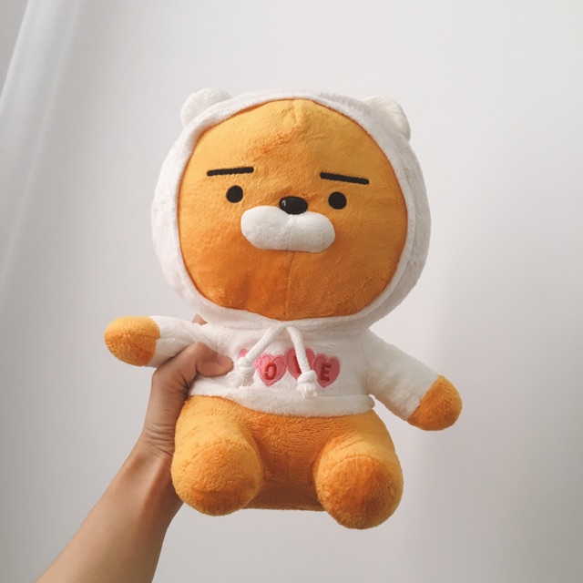 Gấu Bông Ryan mặt đồ trắng