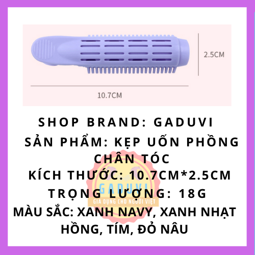 Kẹp Uốn Phồng Chân Tóc Hàn Quốc (Mua 6c Tặng Búi Tóc Dễ Thương Trị Giá 5k)