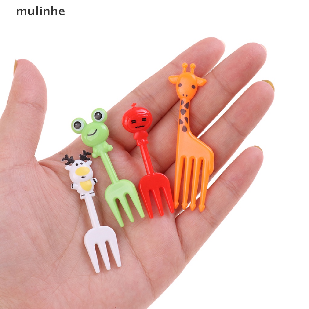 Set 8 / 10 / 24 Nĩa Ăn Trái Cây / Tráng Miệng Cho Bé