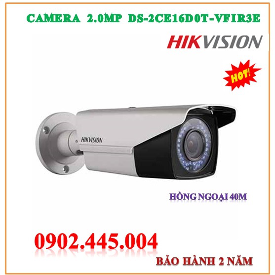 Camera HDTVI Hikvision DS-2CE16D0T-VFIR3E