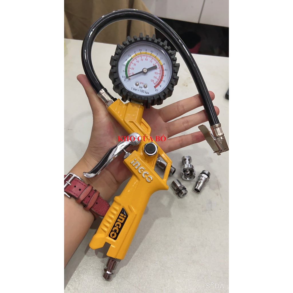 Súng bơm lốp xe ô tô dùng khí hiệu Ingco ATG0601 - ATG0601