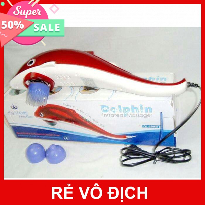 [Hot]-[ Siêu Khuyến Mại] - Máy Đấm Lưng - MASSAGER Hình Cá Heo