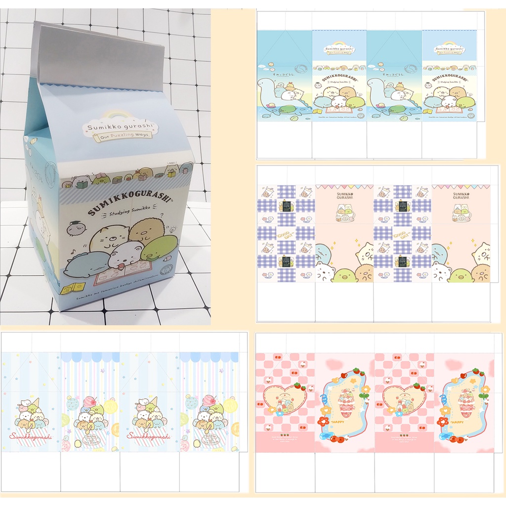 Hộp quà sumikko HQSI5 hộp quà hộp sữa cute hộp dễ thương hoạt hình 18*10*10cm