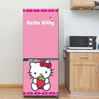 Decal trang trí tủ lạnh mẫu hello kitty 3