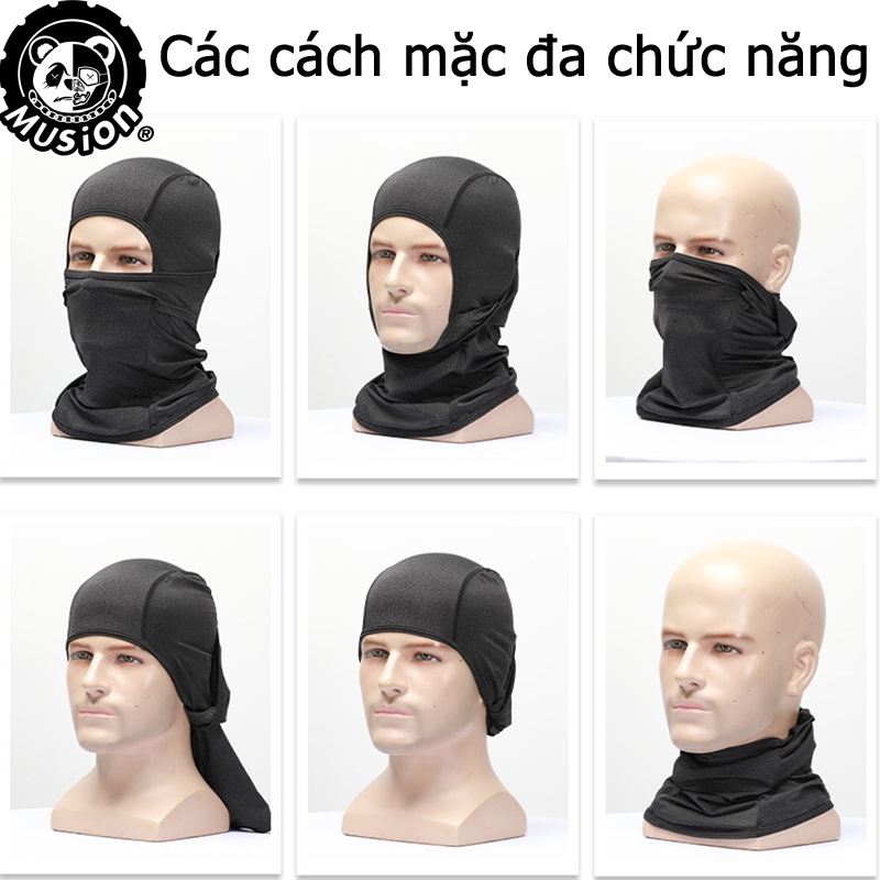 Mặt nạ trùm đầu ninja đi phượt chống gió bụi bảo vệ toàn diện cao cấp