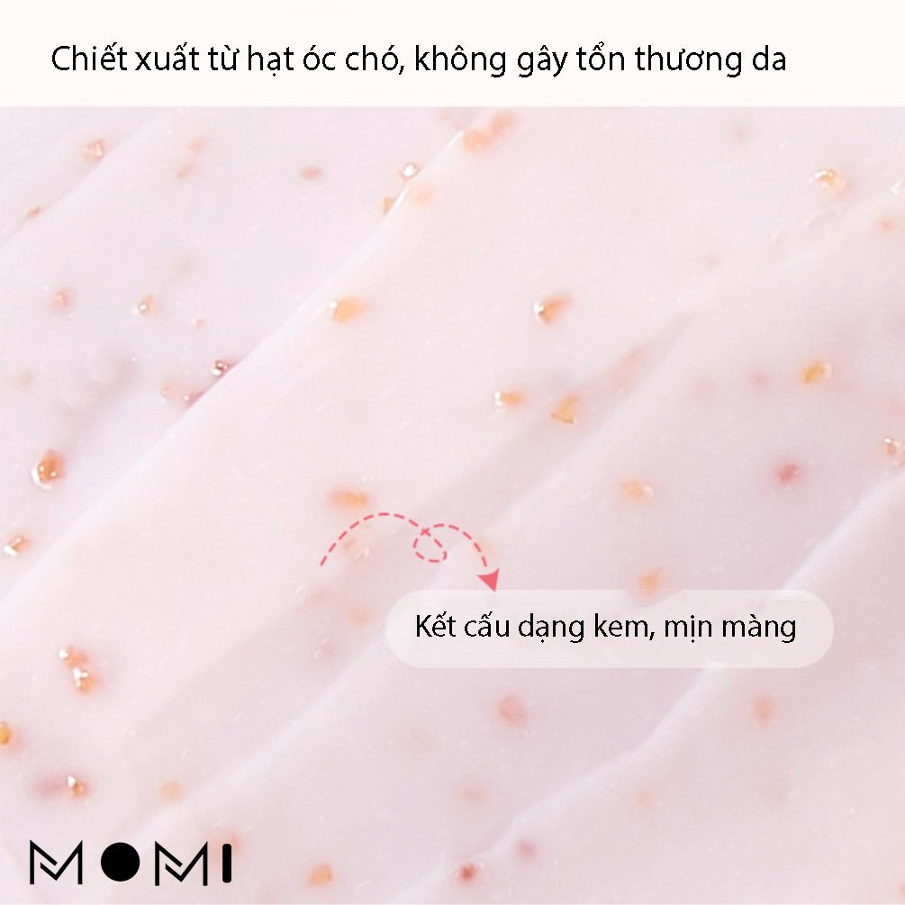 Tẩy da chết đào toàn thân HEYXI Peach Clear Body Scrub Moisturizing Nourishing