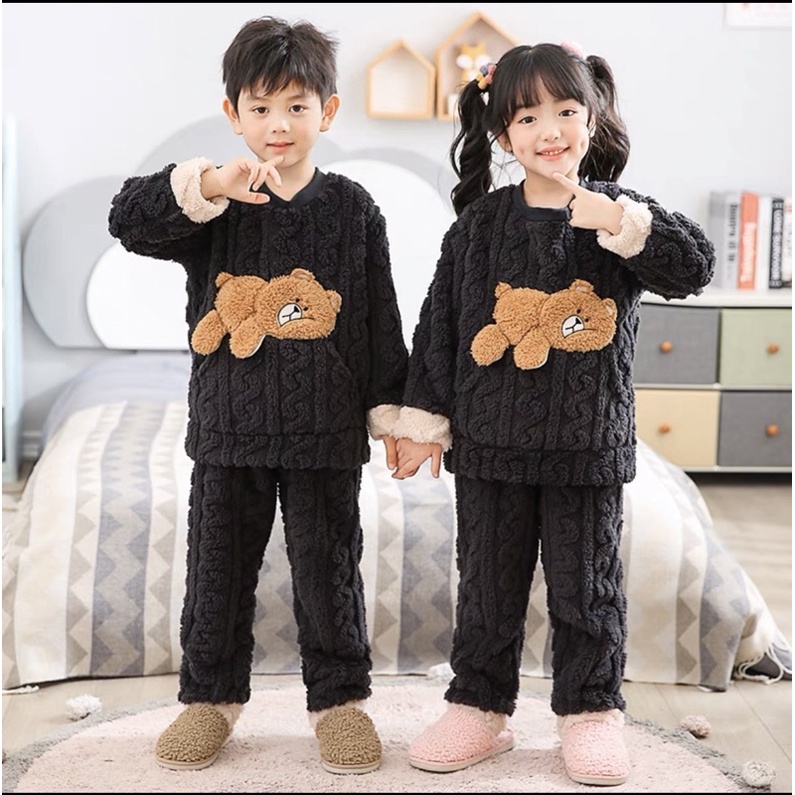 Order_Đồ Ngủ Bông Couple Dễ Thương Dành Cho Bé