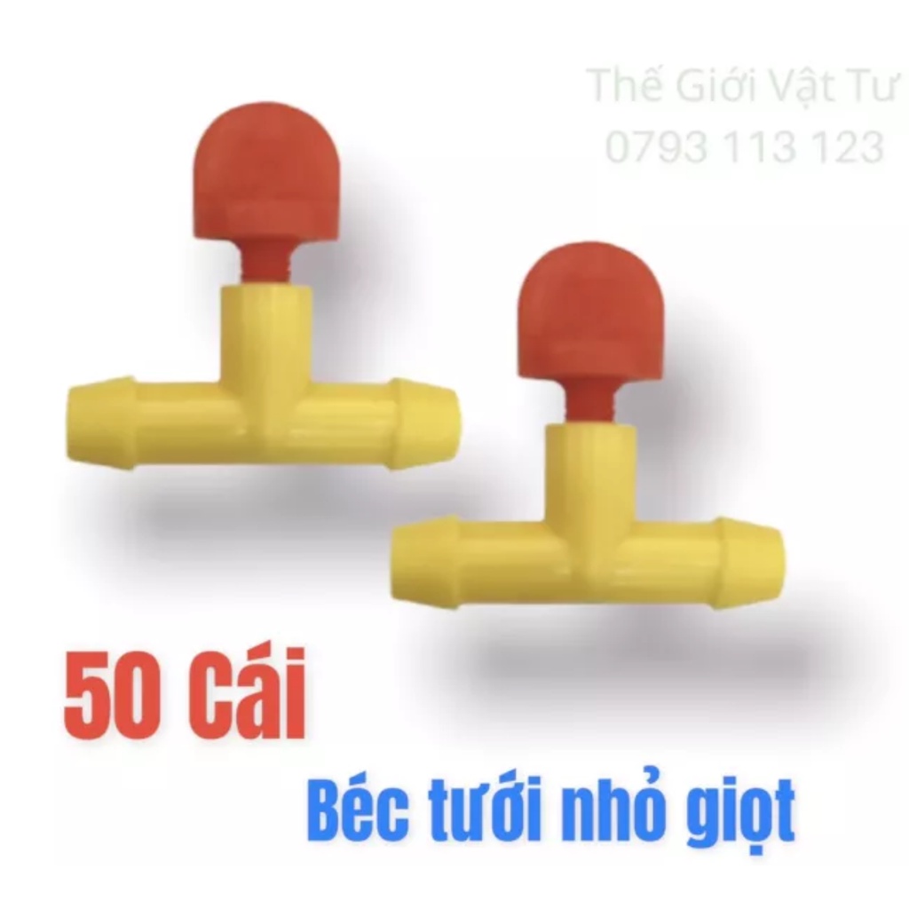 50/ 100 cái Béc nhỏ giọt hình T có van - DNX IPURE