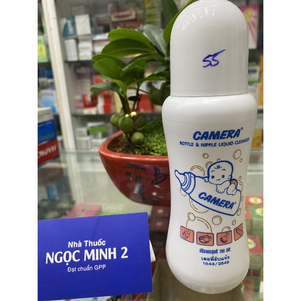 ✅ [Chính Hãng] Nước Súc Bình Chứa Sữa CAMERA 900ML Nước súc Bình sữa &amp; núm vú.