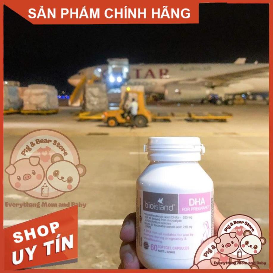 (FREE SHIP + CHUẨN AIR) DHA Bầu, DHA bầu Úc Bio Island 6o viên Úc